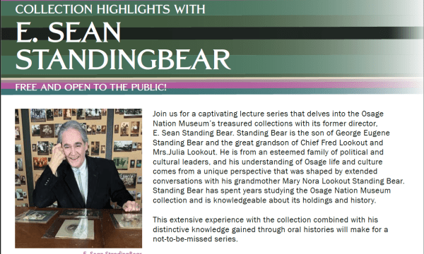Museum Standing Bear Lecture Series 